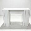 white-marble-top-wood-frame-nail-salon-workstation-table-g-04