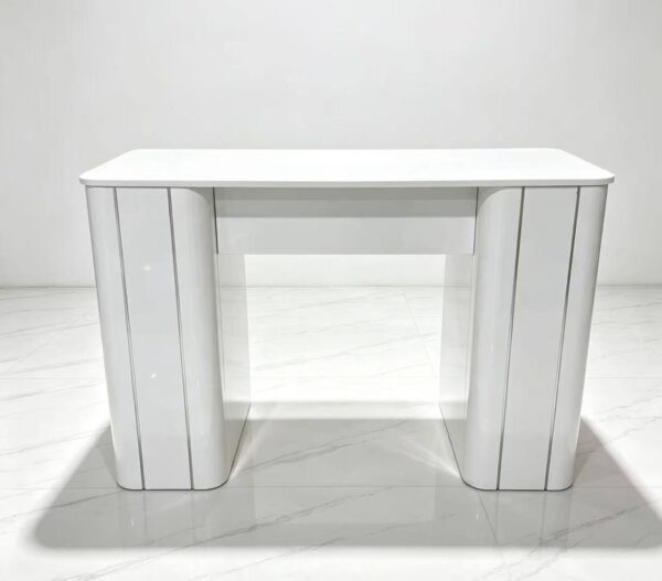 white-marble-top-wood-frame-nail-salon-workstation-table-g-04