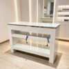 high-gloss-white-nail-dryer-station-gold-trim-double-layer-02 high-gloss-white-nail-dryer-station-gold-trim-double-layer-02