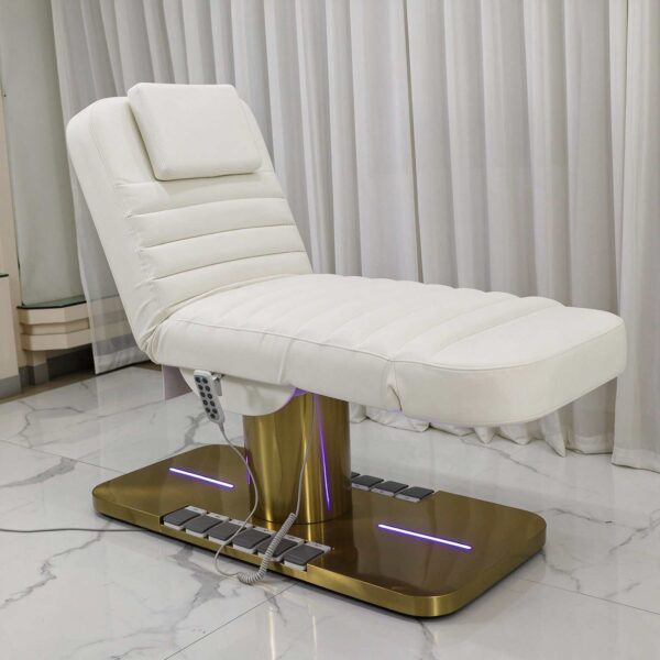 luxury-3-motors-electric-beauty-bed-white-gold-base-eyelas-04 luxury-3-motors-electric-beauty-bed-white-gold-base-eyelas-04