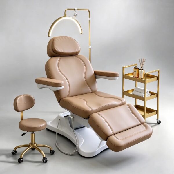 Nova Heating Taupe Electric Spa Massage Table – 01 Nova Heating Taupe Electric Spa Massage Table, view 1